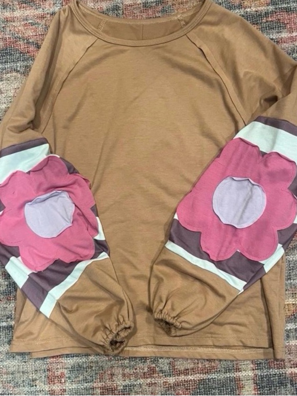 Patchwork flowers long sleeve